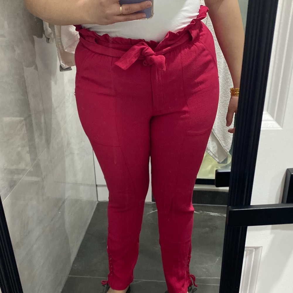 PATRIZIA PEPE LACE BOTTOM PANTS